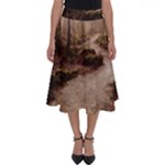 Path Trees Forest Fantasy Perfect Length Midi Skirt