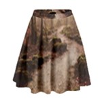 Path Trees Forest Fantasy High Waist Skirt