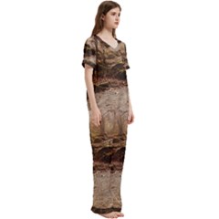Short Sleeve Satin Pajamas Set With Pockets 