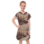 Path Trees Forest Fantasy Kids  Drop Waist Dress
