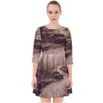 Path Trees Forest Fantasy Smock Dress