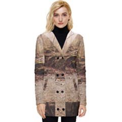 Button Up Hooded Coat  