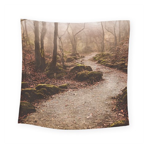 Path Trees Forest Fantasy Square Tapestry (Small) from ArtsNow.com
