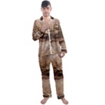 Path Trees Forest Fantasy Men s Long Sleeve Satin Pajamas Set