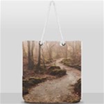 Path Trees Forest Fantasy Full Print Rope Handle Tote (Large)
