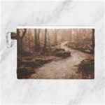 Path Trees Forest Fantasy Canvas Cosmetic Bag (Large)