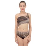 Path Trees Forest Fantasy Spliced Up Two Piece Swimsuit