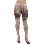 Path Trees Forest Fantasy Lightweight Velour Capri Leggings 