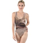 Path Trees Forest Fantasy High Leg Strappy Swimsuit