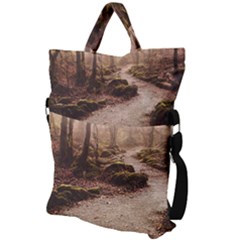 Fold Over Handle Tote Bag 