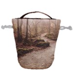 Path Trees Forest Fantasy Drawstring Bucket Bag