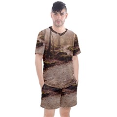 Men s Mesh T-Shirt and Shorts Set 