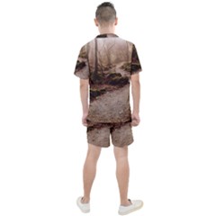 Men s Mesh T-Shirt and Shorts Set 