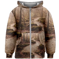 Kids  Zipper Hoodie Without Drawstring 