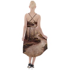 High-Low Halter Chiffon Dress  