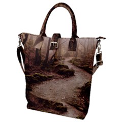 Buckle Top Tote Bag 
