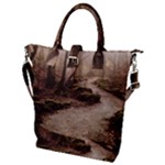 Path Trees Forest Fantasy Buckle Top Tote Bag