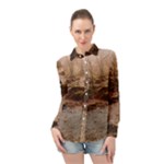 Path Trees Forest Fantasy Long Sleeve Chiffon Shirt