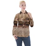 Path Trees Forest Fantasy Women s Long Sleeve Pocket Shirt
