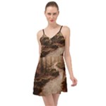 Path Trees Forest Fantasy Summer Time Chiffon Dress