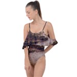 Path Trees Forest Fantasy Drape Piece Swimsuit