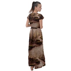 Flutter Sleeve Maxi Dress 