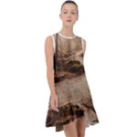 Path Trees Forest Fantasy Frill Swing Dress