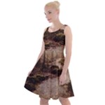 Path Trees Forest Fantasy Knee Length Skater Dress