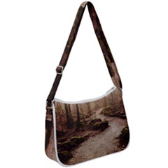 Zip Up Shoulder Bag 