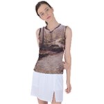 Path Trees Forest Fantasy Women s Sleeveless Sports Top