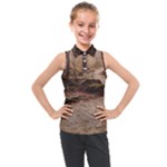 Path Trees Forest Fantasy Kids  Sleeveless Polo T-Shirt