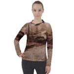 Path Trees Forest Fantasy Women s Pique Long Sleeve T-Shirt