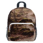 Path Trees Forest Fantasy Kids  Age 5-10 Lightweight School Backpack with Side Pockets