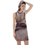 Path Trees Forest Fantasy Racer Back Hoodie Dress