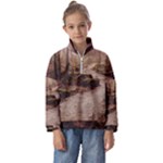Path Trees Forest Fantasy Kids  Half Zip Hoodie