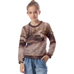 Path Trees Forest Fantasy Kids  Long Sleeve T-Shirt with Frill 
