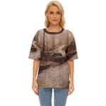 Path Trees Forest Fantasy Oversized Basic T-Shirt