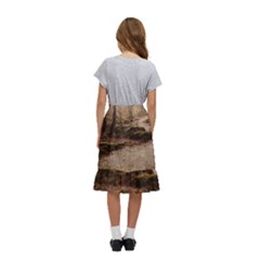 Kids  Ruffle Flared Wrap Midi Skirt 