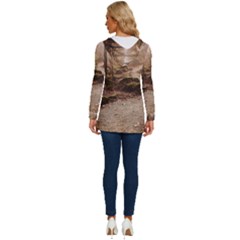 Long Sleeve Drawstring Hooded Top 