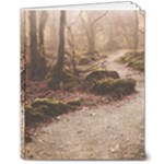 Path Trees Forest Fantasy 8  x 10  Hardcover Notebook