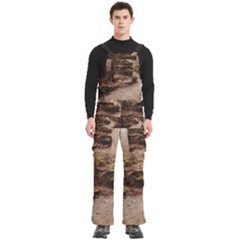 Men s Side Zip Front Pouch Ski And Snowboard Bib Pants	 