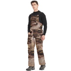 Men s Side Zip Front Pouch Ski And Snowboard Bib Pants	 