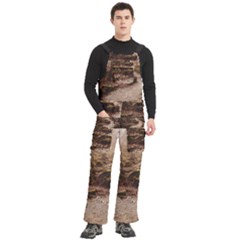 Men s Side Zip Front Pouch Ski And Snowboard Bib Pants	 