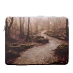 Path Trees Forest Fantasy 15  Vertical Laptop Sleeve Case With Pocket