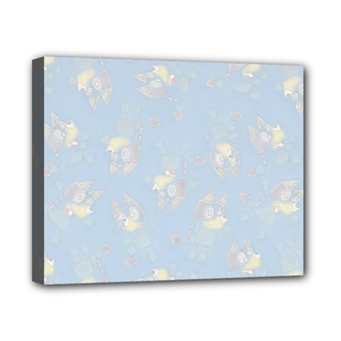 Bluey, Bluey merch, Bluey pattern, Bluey Bluey, bingo, Bluey design, bluey dog Canvas 10  x 8  (Stretched) from ArtsNow.com