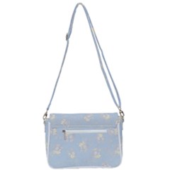 Shoulder Bag with Back Zipper 