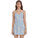 Bluey, Bluey merch, Bluey pattern, Bluey Bluey, bingo, Bluey design, bluey dog Body Wrap Sleeveless V-Neck Mini Dress Bluey, Bluey merch, Bluey pattern, Bluey Bluey, bingo, Bluey design, bluey dog Body Wrap Sleeveless V-Neck Mini Dress