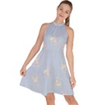 Bluey, Bluey merch, Bluey pattern, Bluey Bluey, bingo, Bluey design, bluey dog Sleeveless Halter Neck A-Line Dress Bluey, Bluey merch, Bluey pattern, Bluey Bluey, bingo, Bluey design, bluey dog Sleeveless Halter Neck A-Line Dress