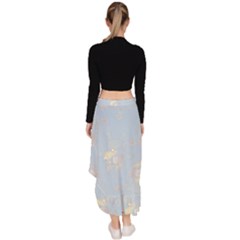 Asymmetrical Ruffle Hem Skirt  