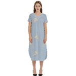 Bluey, Bluey merch, Bluey pattern, Bluey Bluey, bingo, Bluey design, bluey dog T-Shirt Midi Dress With Pockets Bluey, Bluey merch, Bluey pattern, Bluey Bluey, bingo, Bluey design, bluey dog T-Shirt Midi Dress With Pockets